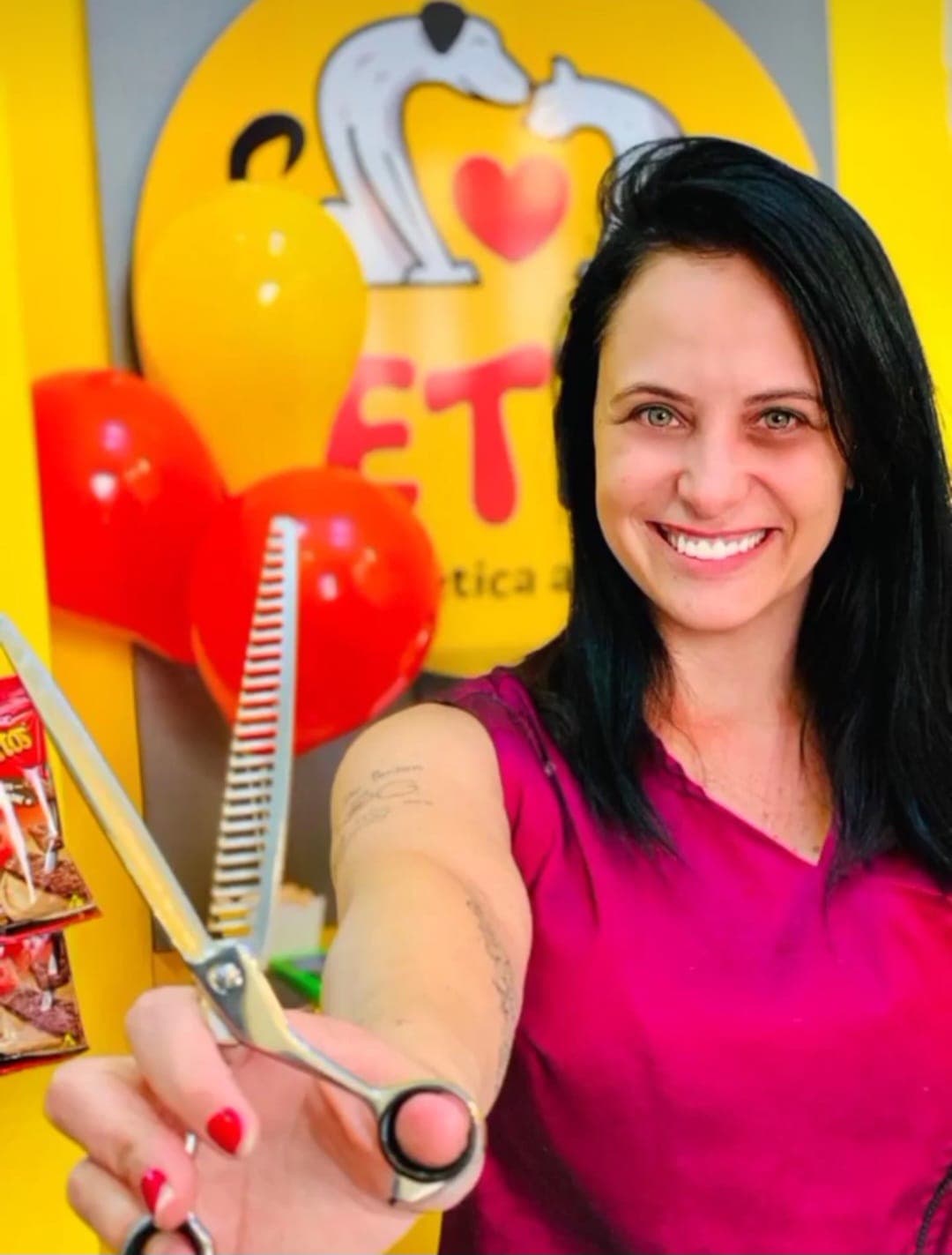 Ana, fundadora do Petico